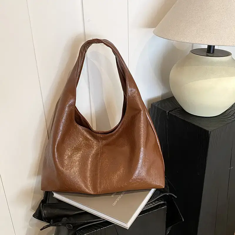 Vintage Korean Style Black Tote Bag for Women - Image 7
