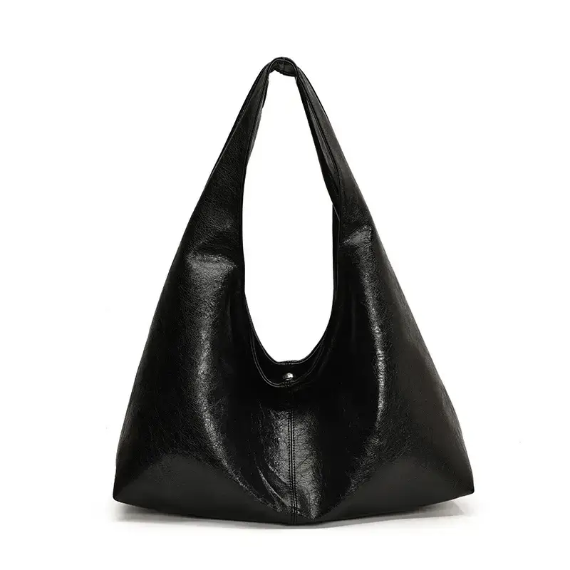 Vintage Korean Style Black Tote Bag for Women - Image 10