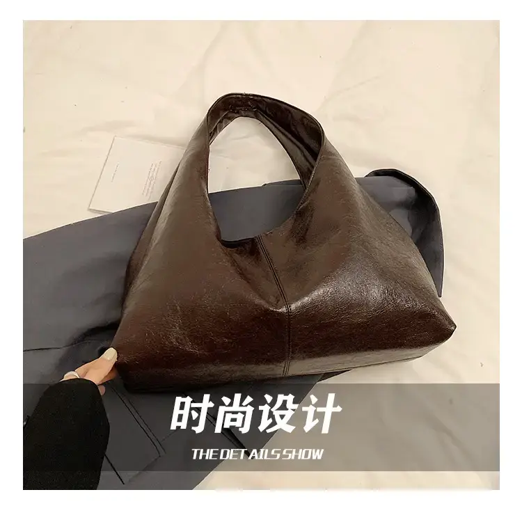 Vintage Korean Style Black Tote Bag for Women — feature 10