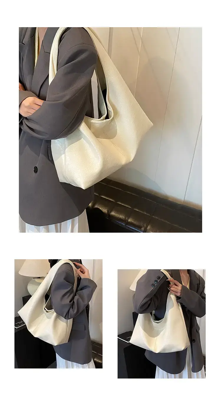 Vintage Korean Style Black Tote Bag for Women — feature 5