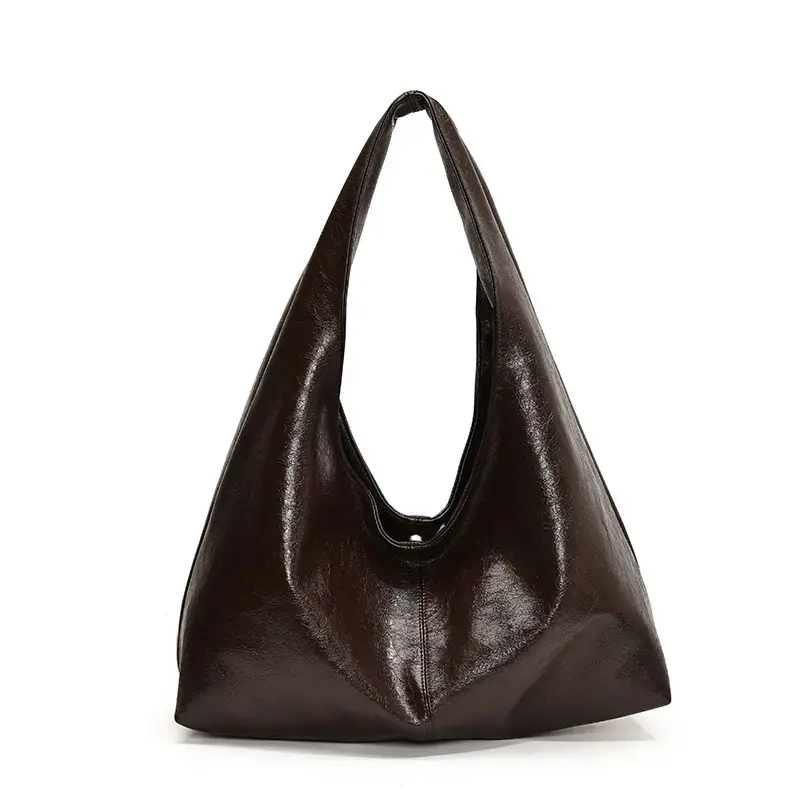 Vintage Korean Style Black Tote Bag for Women - Image 2