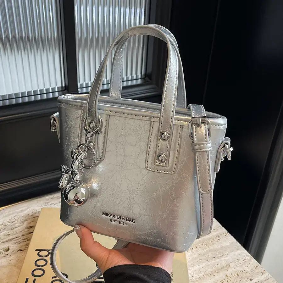 Women's High-End Bell Bag Cream 2024 - Image 6