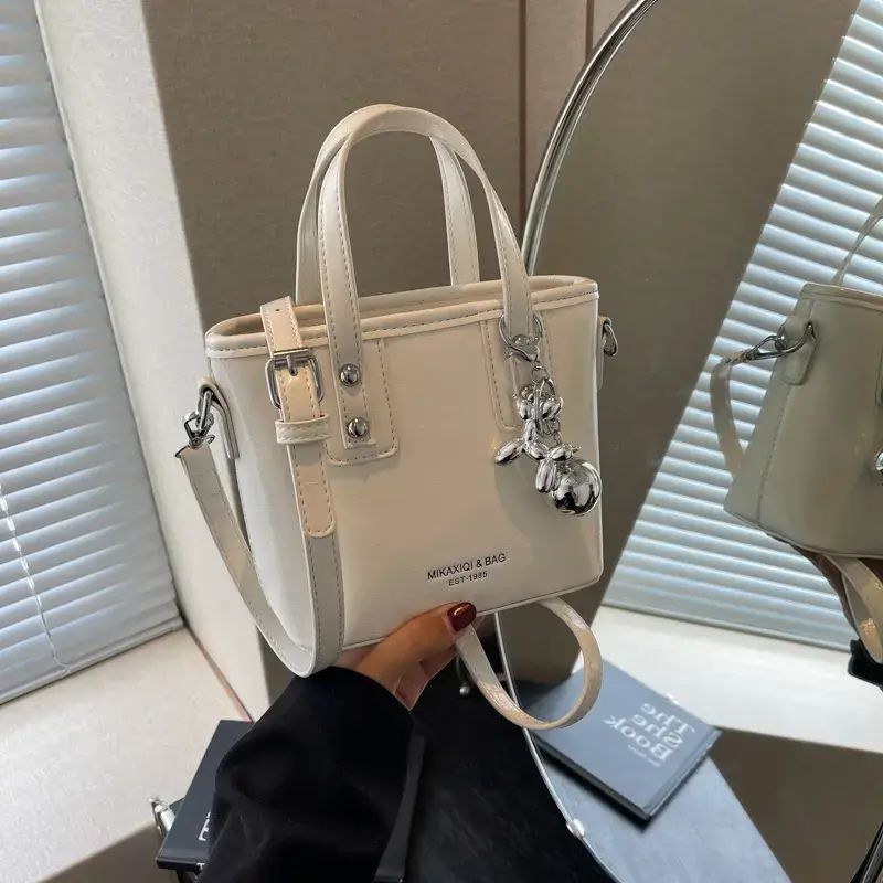 Women's High-End Bell Bag Cream 2024 - Image 7