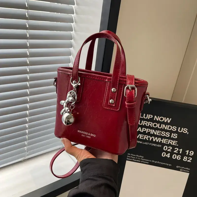 Women's High-End Bell Bag Cream 2024 - Image 8