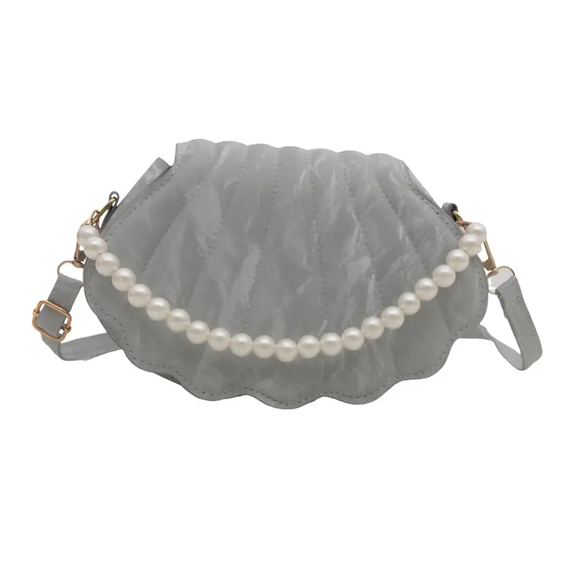 Women's Pearl Embellished Shoulder Bag White - Image 4