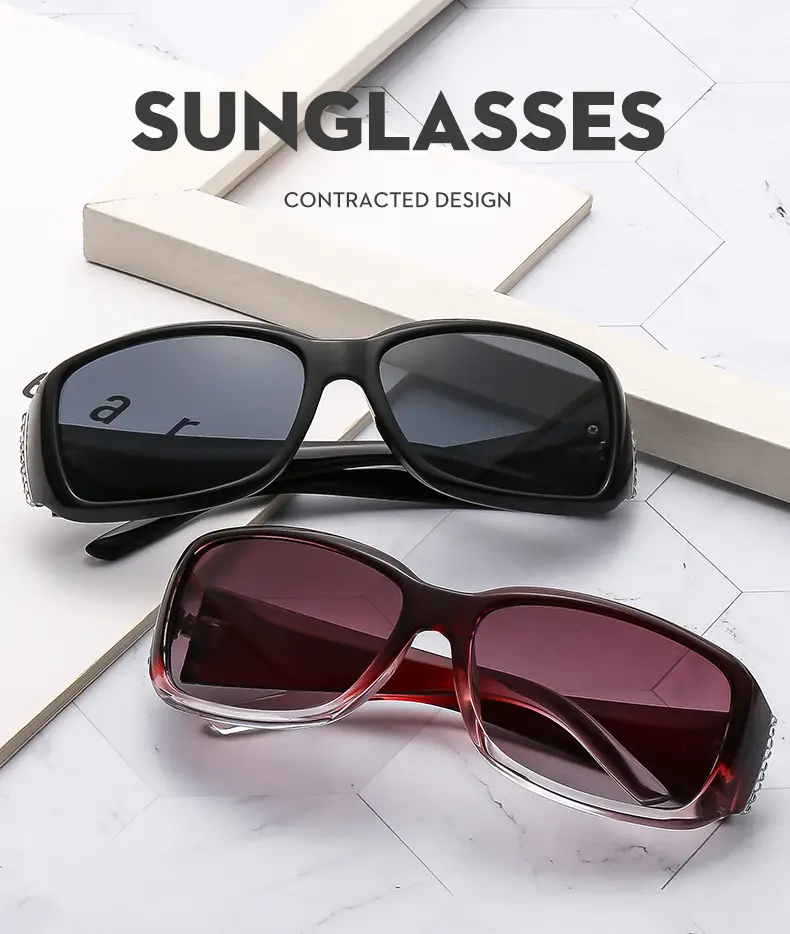 Classic European Sunglasses with Diamonds for Women — feature 1