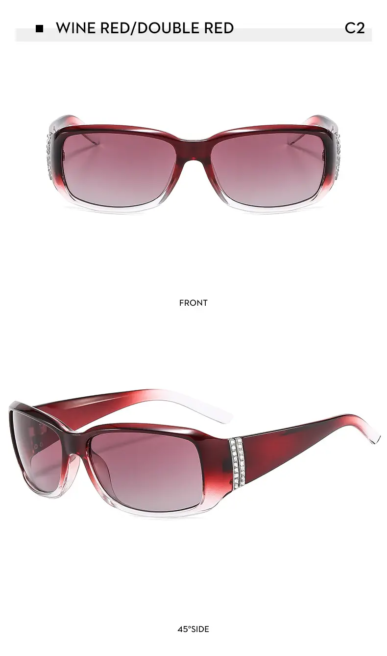 Classic European Sunglasses with Diamonds for Women — feature 12