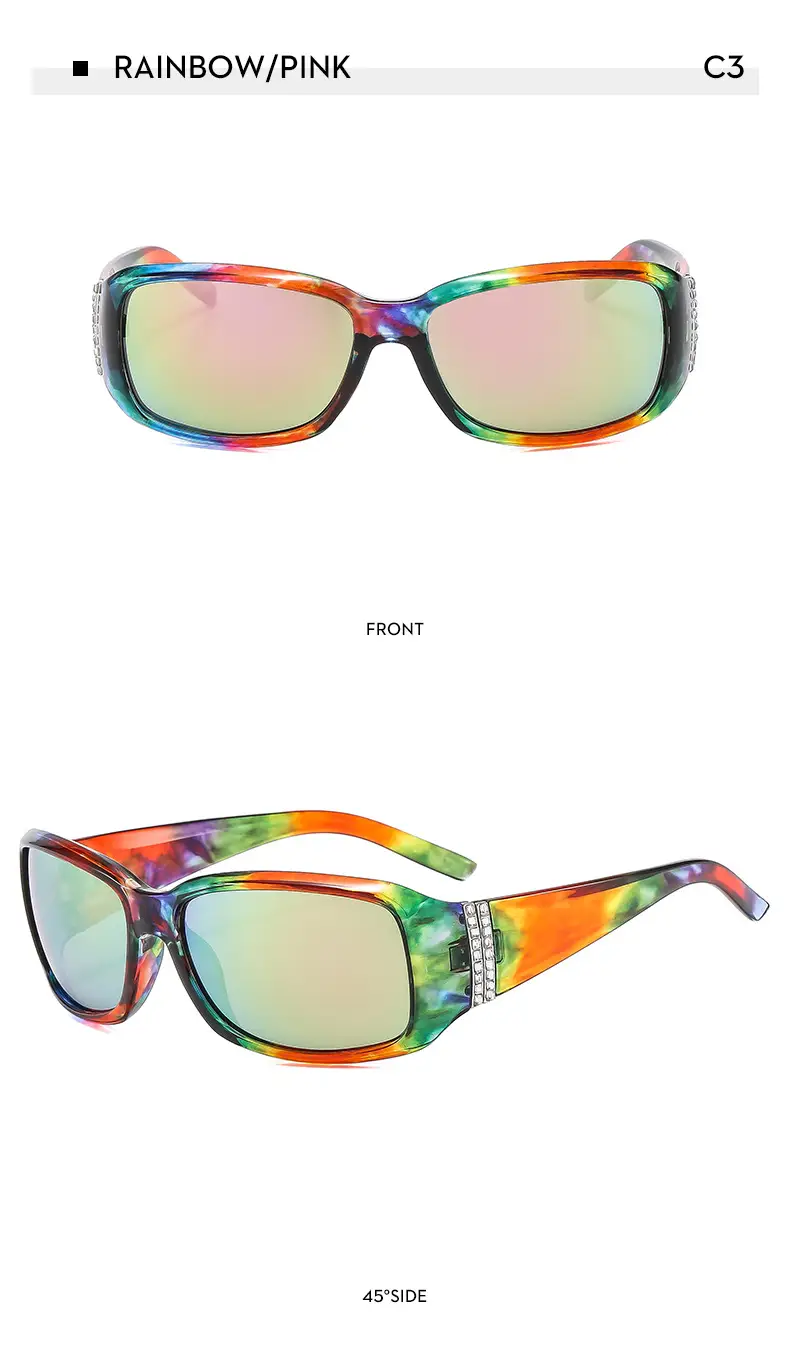 Classic European Sunglasses with Diamonds for Women — feature 13