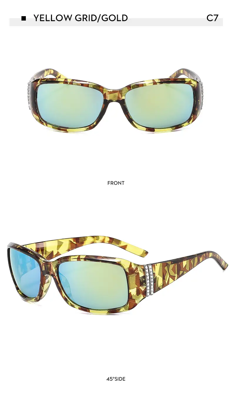 Classic European Sunglasses with Diamonds for Women — feature 17