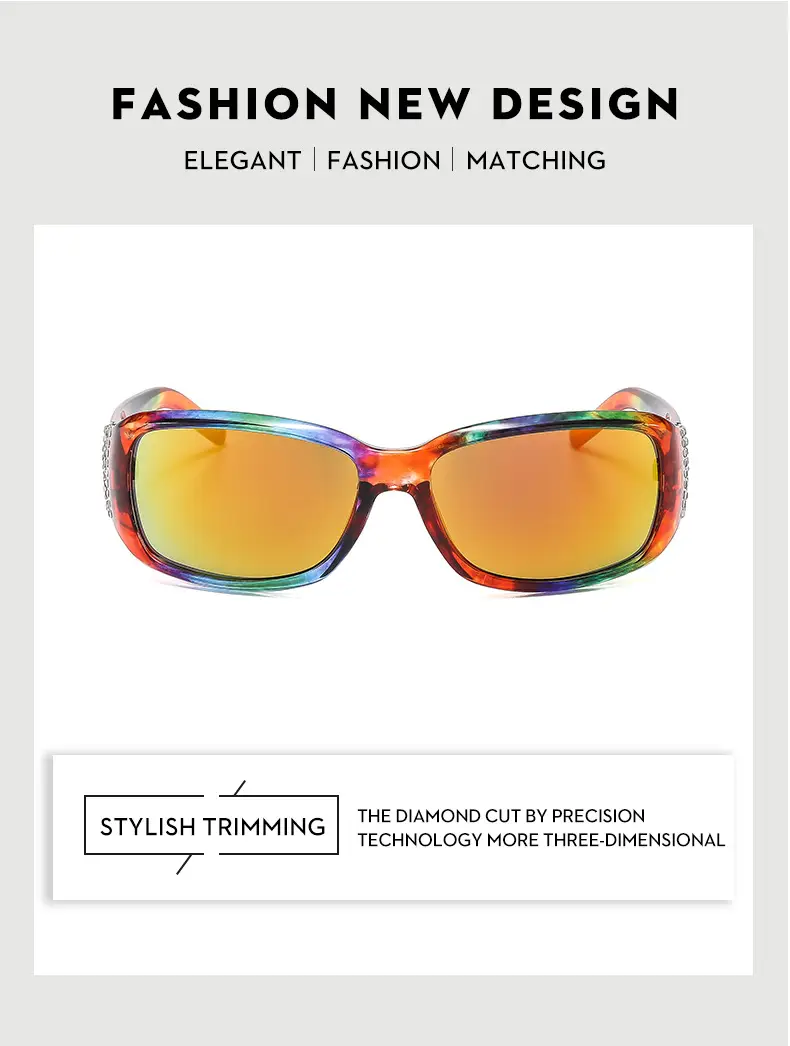 Classic European Sunglasses with Diamonds for Women — feature 3