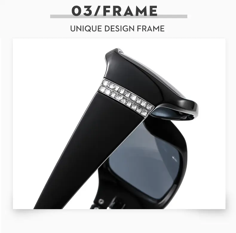 Classic European Sunglasses with Diamonds for Women — feature 8