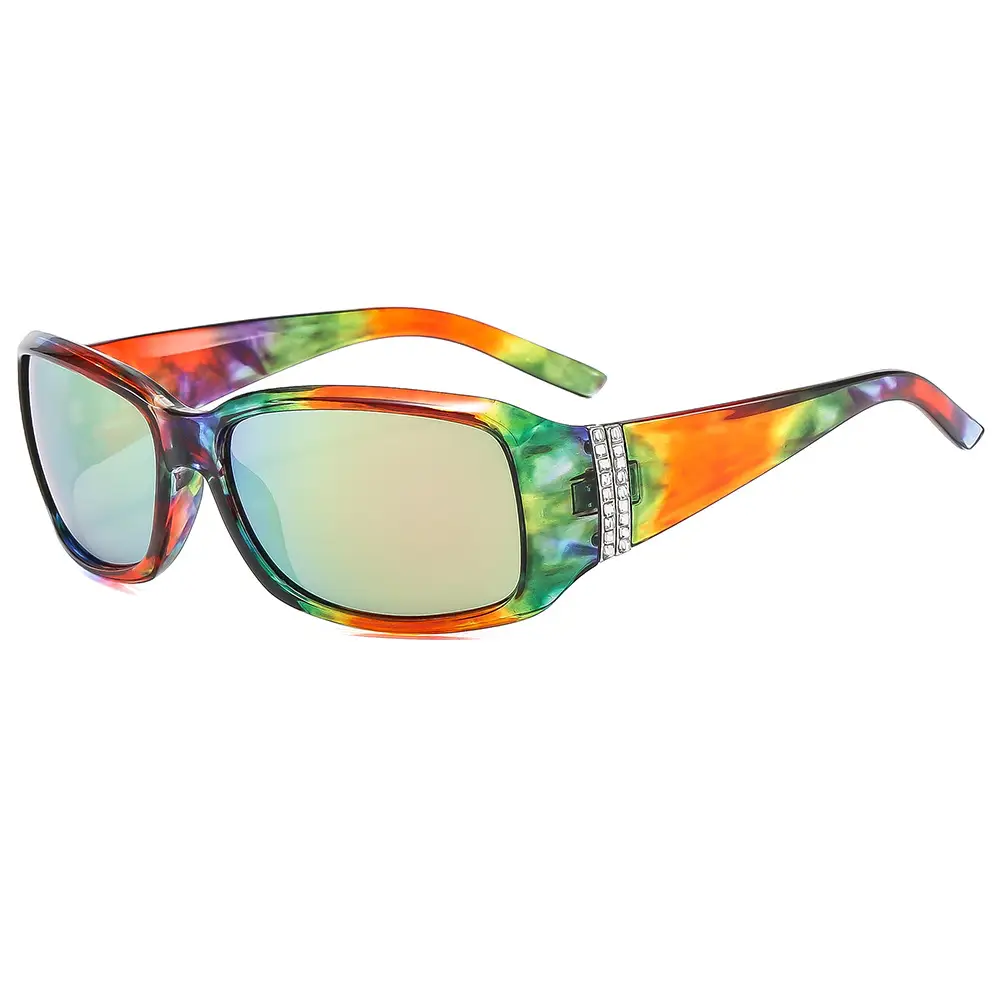 Classic European Sunglasses with Diamonds for Women - Image 3