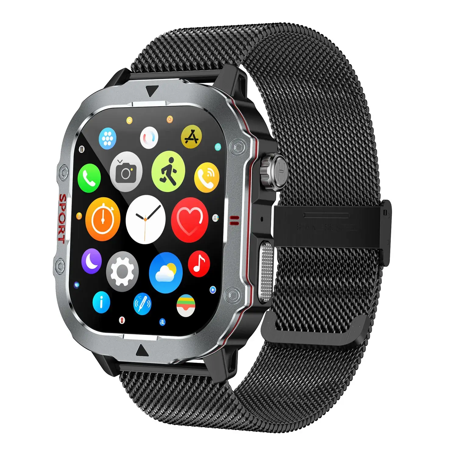 Men's Bluetooth Smart Watch with Heart Rate & Blood Pressure Monitor - Image 5