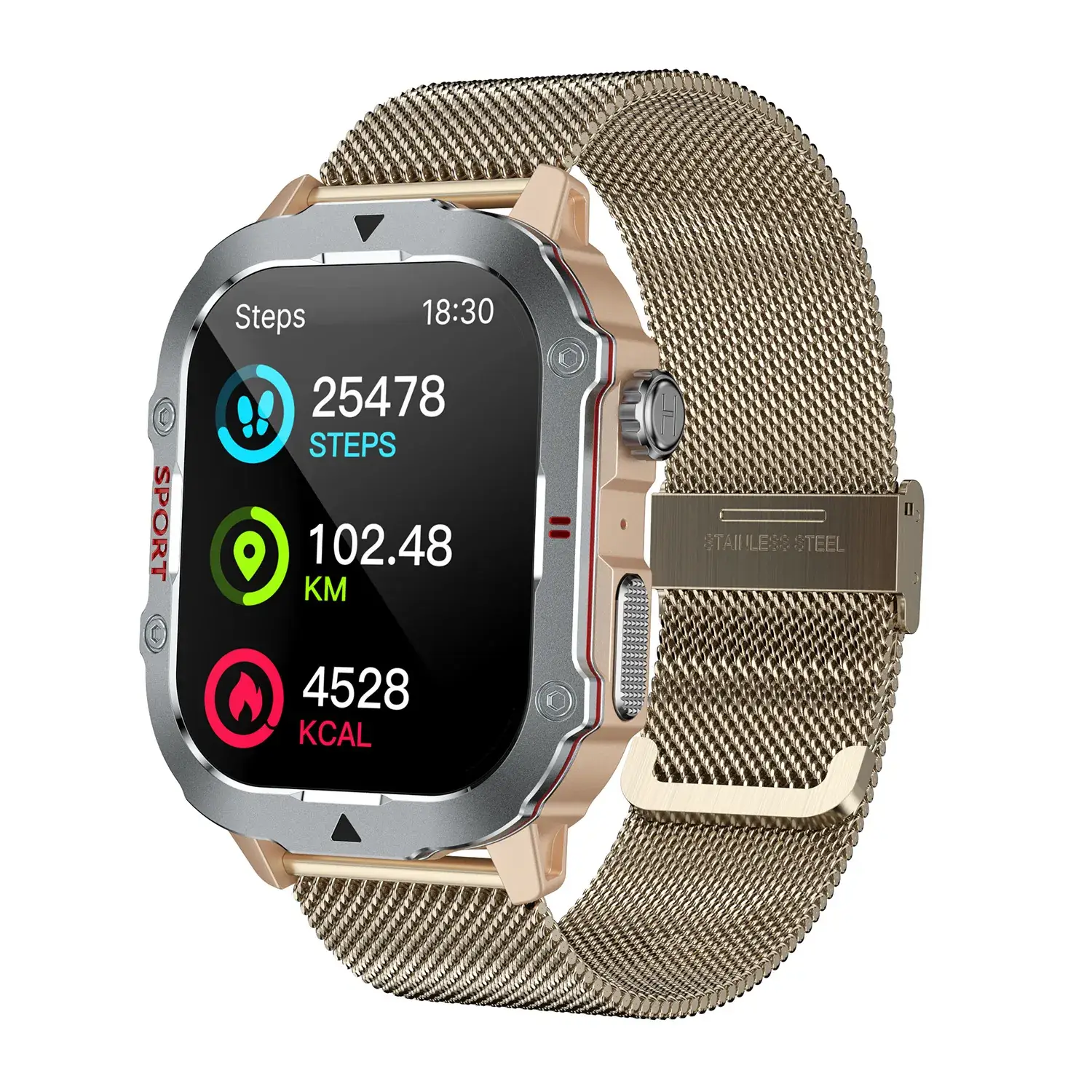 Men's Bluetooth Smart Watch with Heart Rate & Blood Pressure Monitor - Image 6