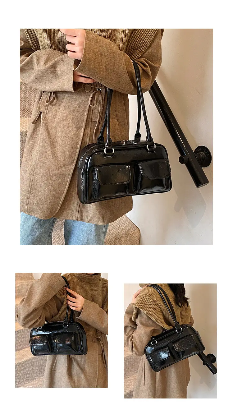 Women's 2024 Autumn Shoulder Bag Brown Korean Style — feature 10
