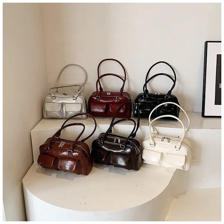 Women's 2024 Autumn Shoulder Bag Brown Korean Style — feature 11