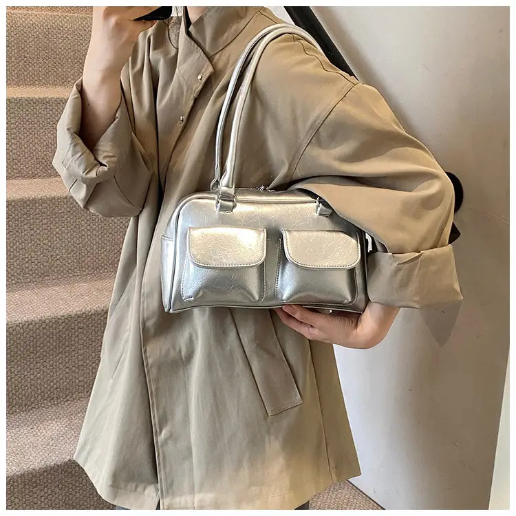 Women's 2024 Autumn Shoulder Bag Brown Korean Style — feature 25