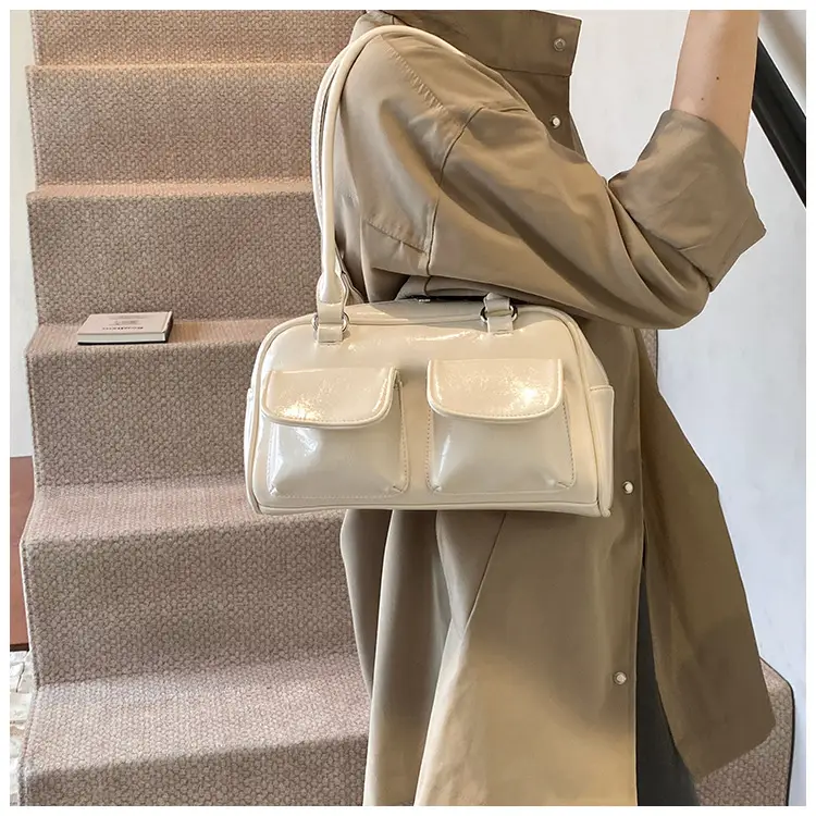 Women's 2024 Autumn Shoulder Bag Brown Korean Style — feature 28
