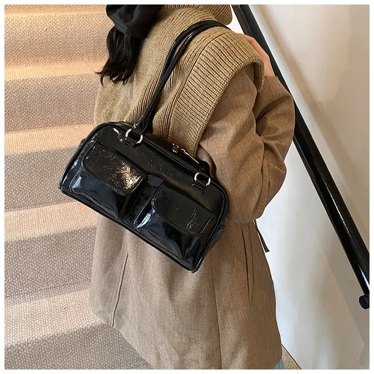 Women's 2024 Autumn Shoulder Bag Brown Korean Style — feature 38