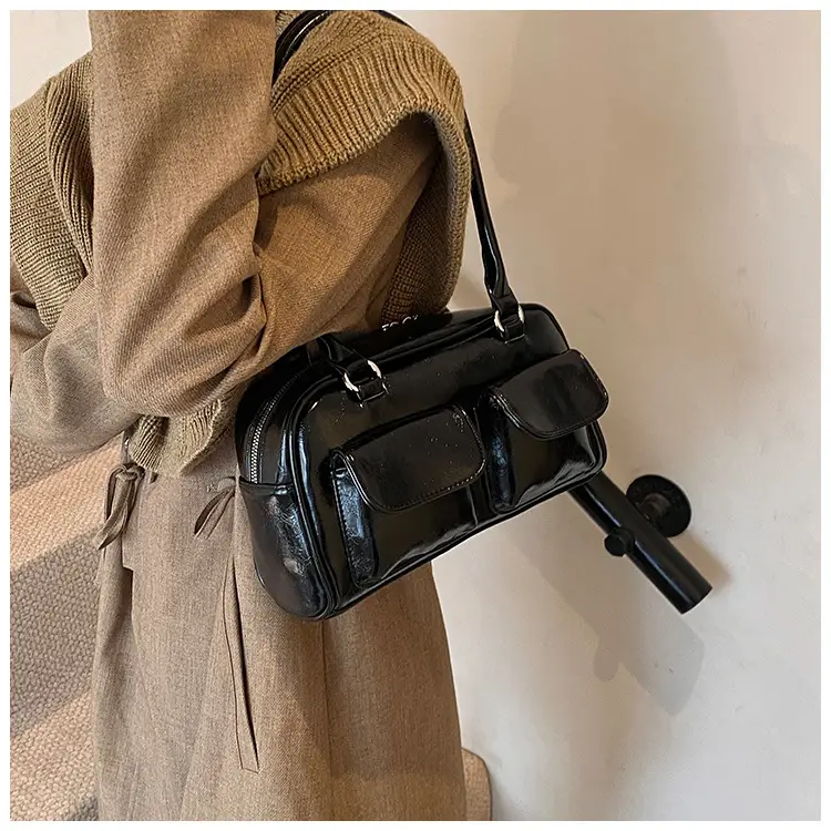 Women's 2024 Autumn Shoulder Bag Brown Korean Style — feature 40