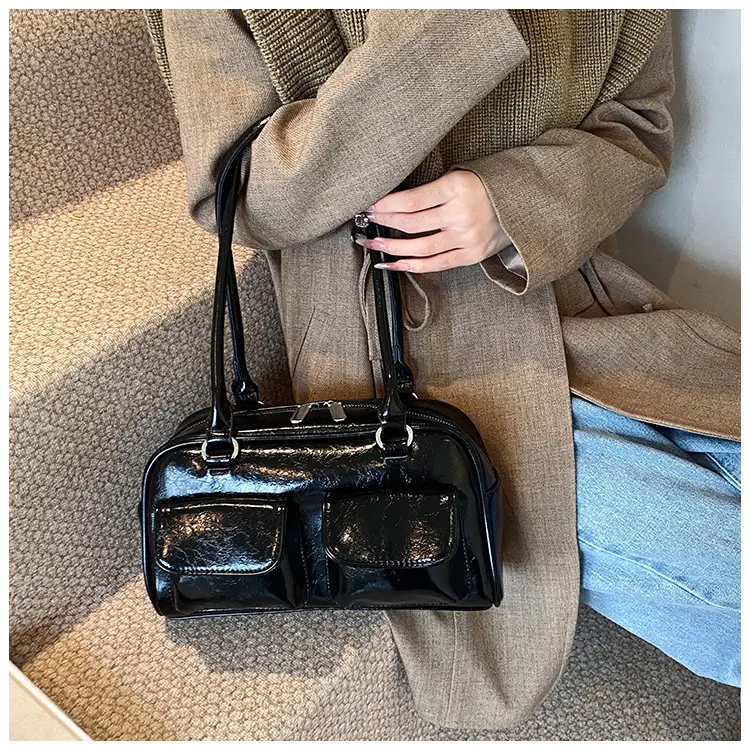 Women's 2024 Autumn Shoulder Bag Brown Korean Style — feature 41