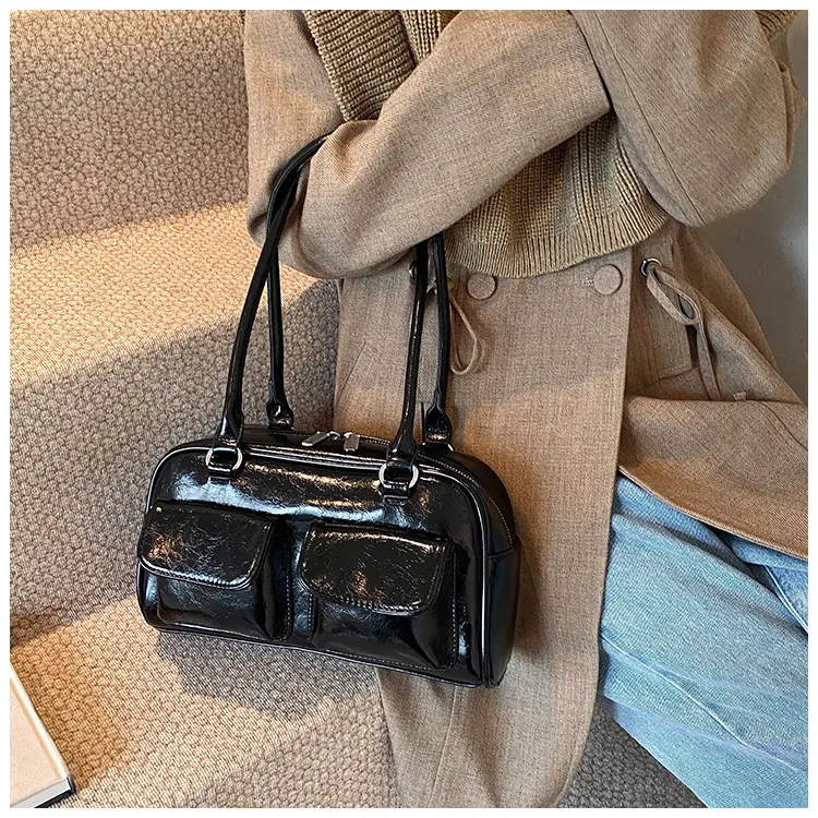 Women's 2024 Autumn Shoulder Bag Brown Korean Style — feature 42