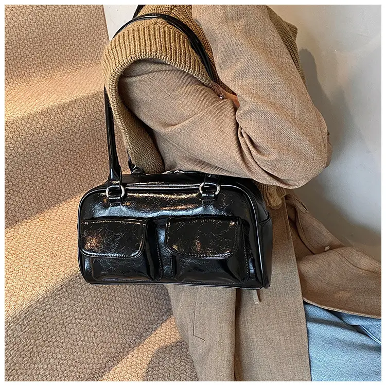 Women's 2024 Autumn Shoulder Bag Brown Korean Style — feature 44