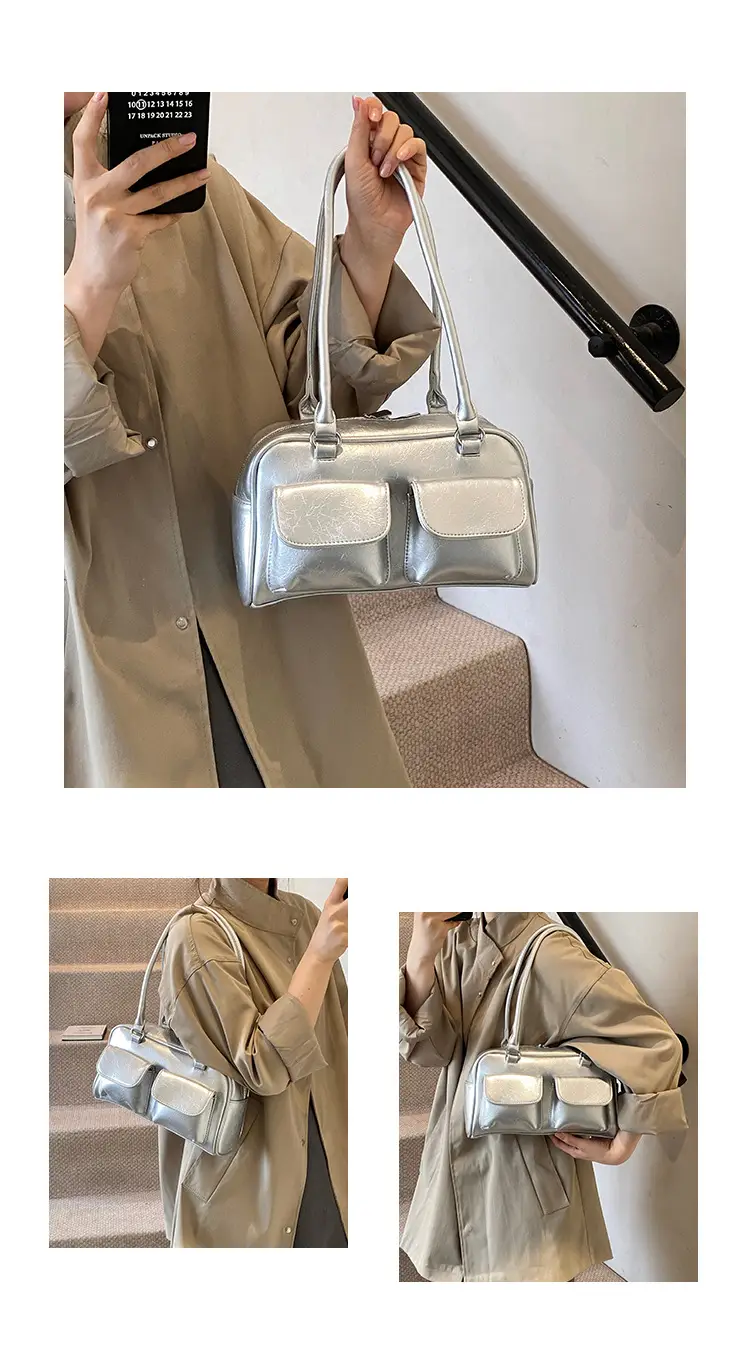 Women's 2024 Autumn Shoulder Bag Brown Korean Style — feature 6