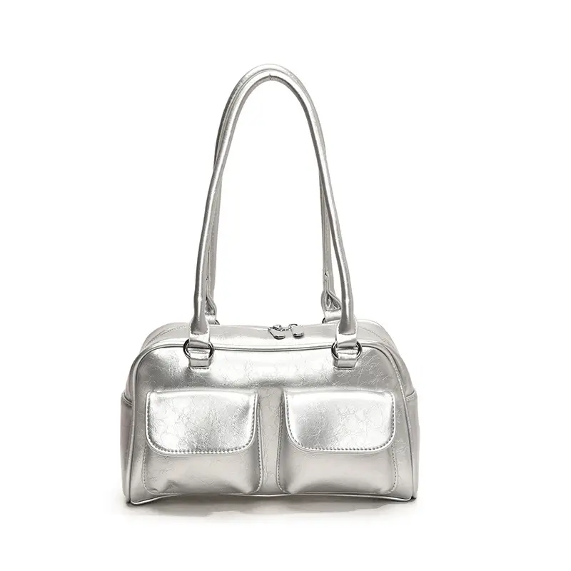 Women's 2024 Autumn Shoulder Bag Brown Korean Style - Image 3