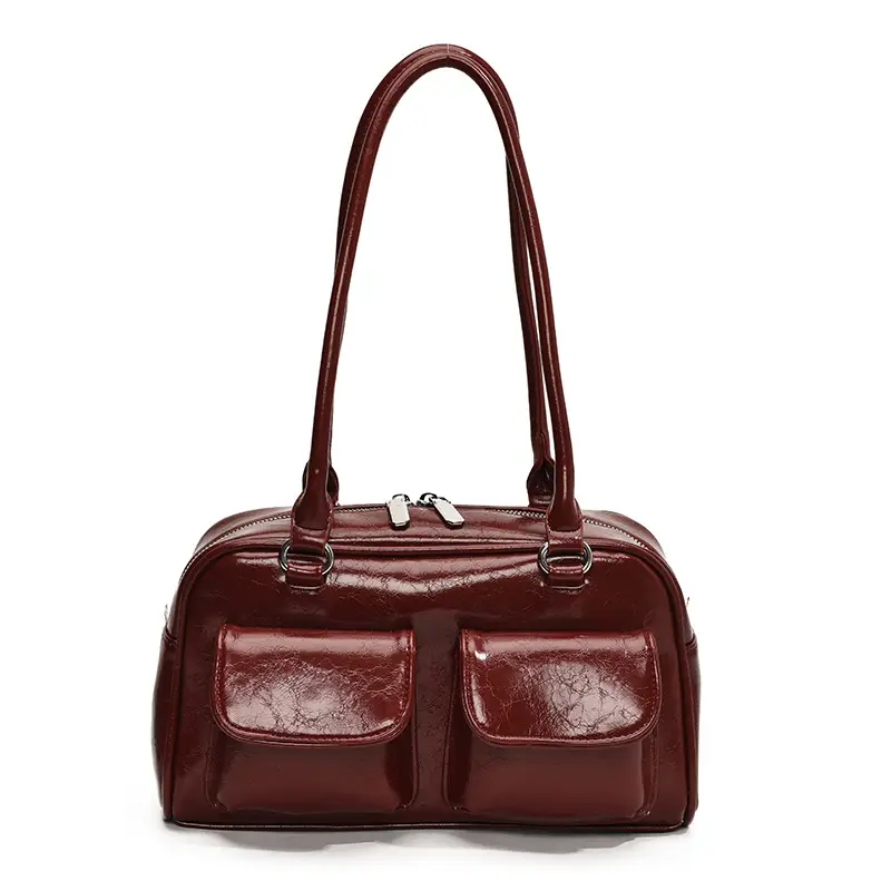 Women's 2024 Autumn Shoulder Bag Brown Korean Style - Image 6