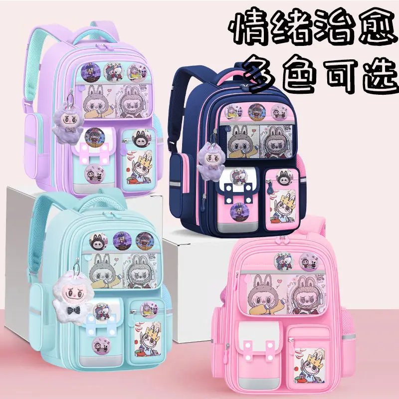 Kapibala Schoolbag Primary School Students Grades 1-3-6 Spine Protection and Burden Reduction Cartoon Kidsren's Schoolbag Large Capacity Backpack — feature 22