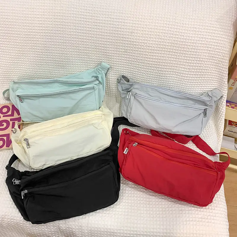 Cycling Shoulder Bag Men Light Blue Large Capacity - Image 9