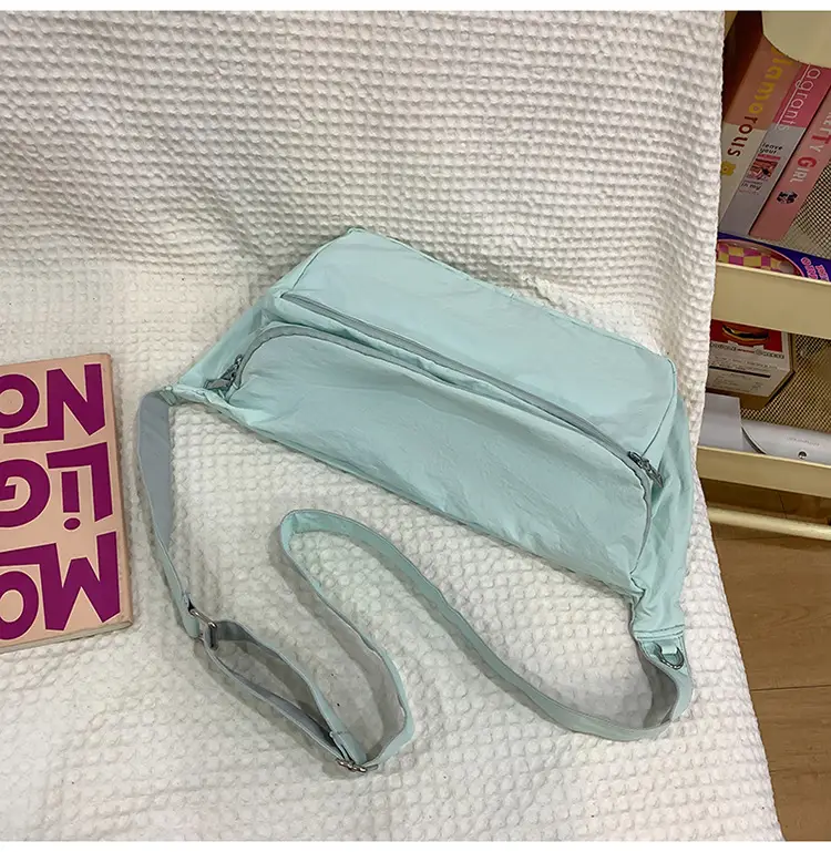 Cycling Shoulder Bag Men Light Blue Large Capacity — feature 35