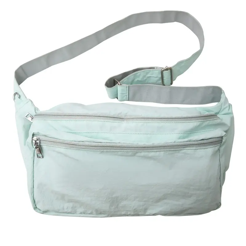 Cycling Shoulder Bag Men Light Blue Large Capacity - Image 3