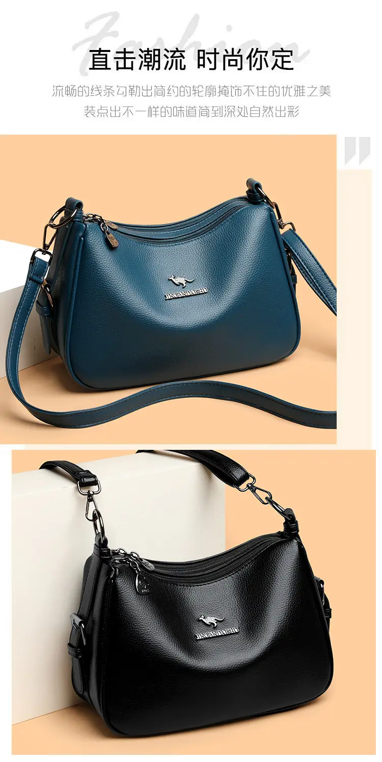Black Kangaroo Shoulder Tote Bag Women 2024 — feature 10