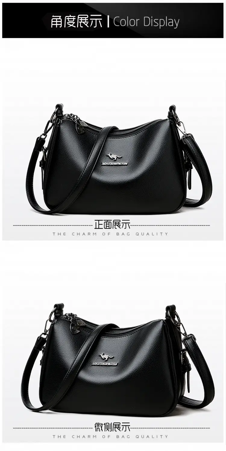 Black Kangaroo Shoulder Tote Bag Women 2024 — feature 19