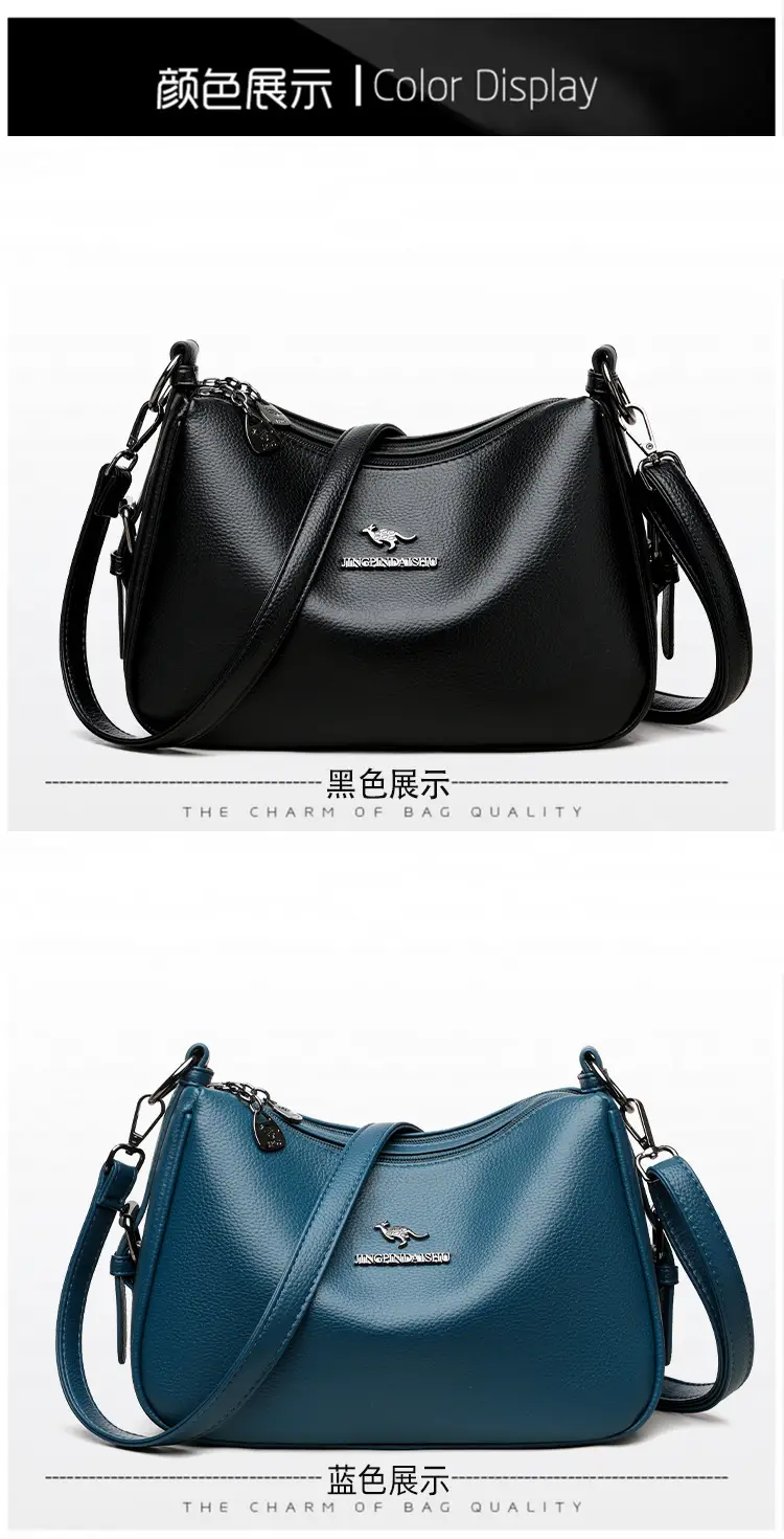 Black Kangaroo Shoulder Tote Bag Women 2024 — feature 22