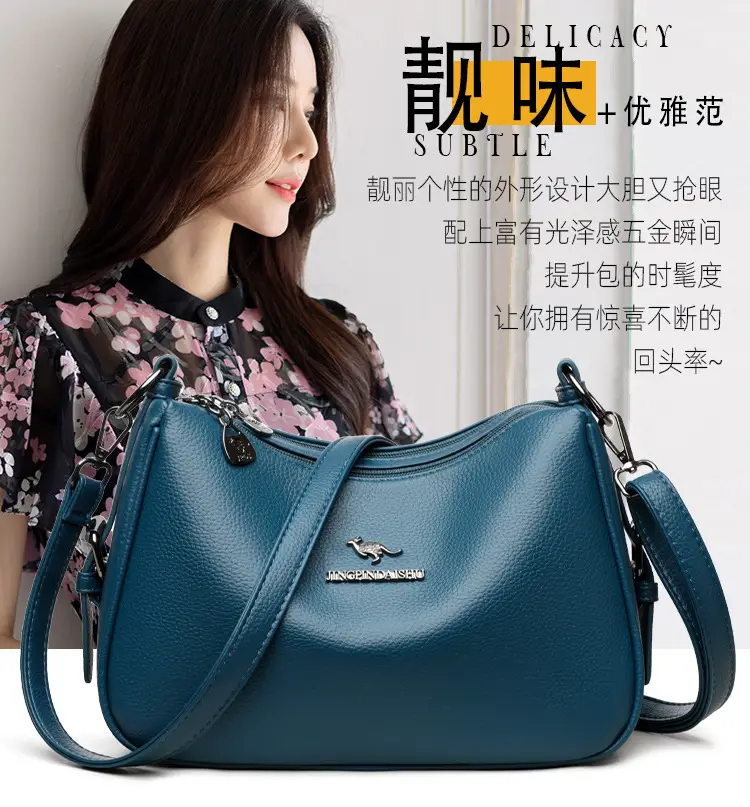 Black Kangaroo Shoulder Tote Bag Women 2024 — feature 4