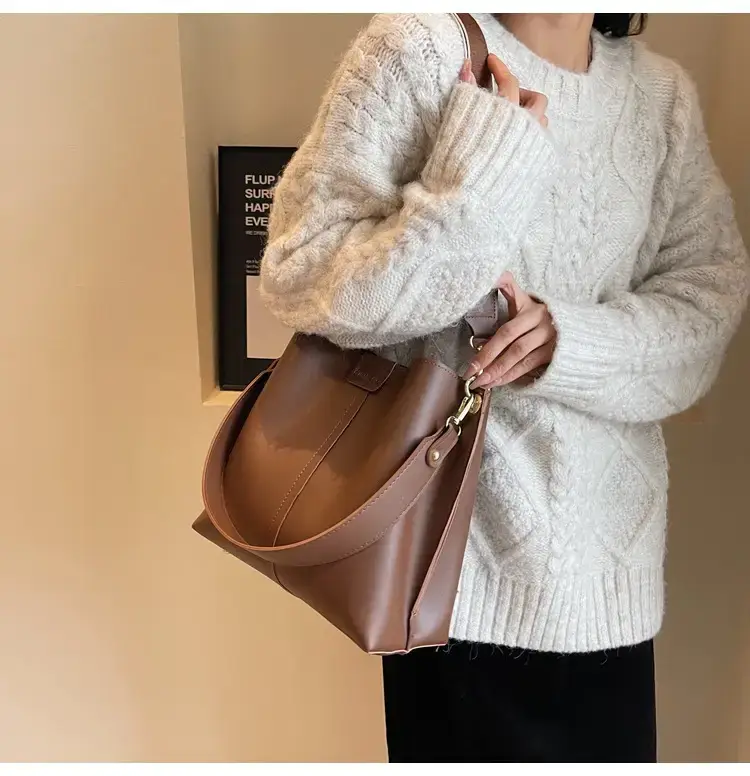 Black Bucket Bag Women 2023 New Fashion — feature 25