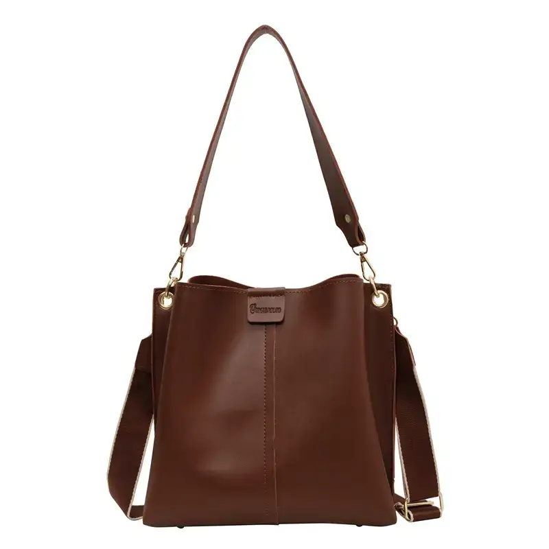 Black Bucket Bag Women 2023 New Fashion - Image 2