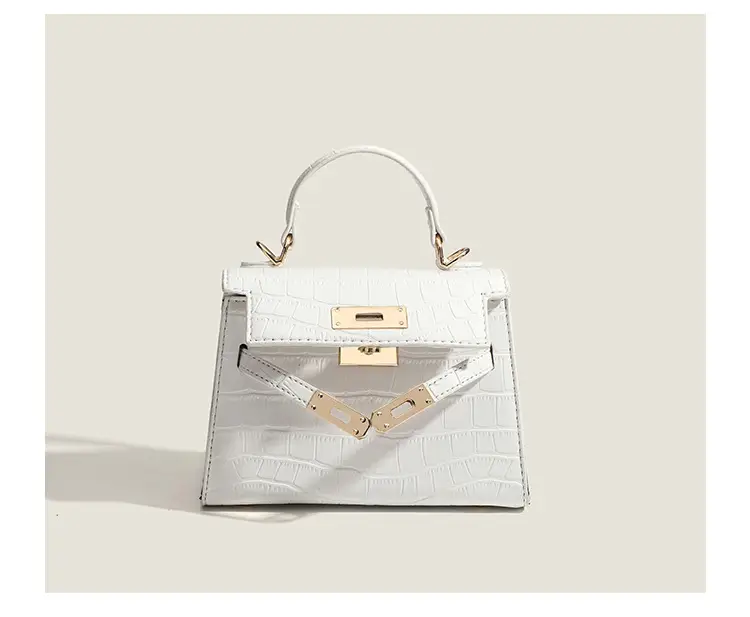 Black Croc Leather Shoulder Bag for Women 2026 — feature 25