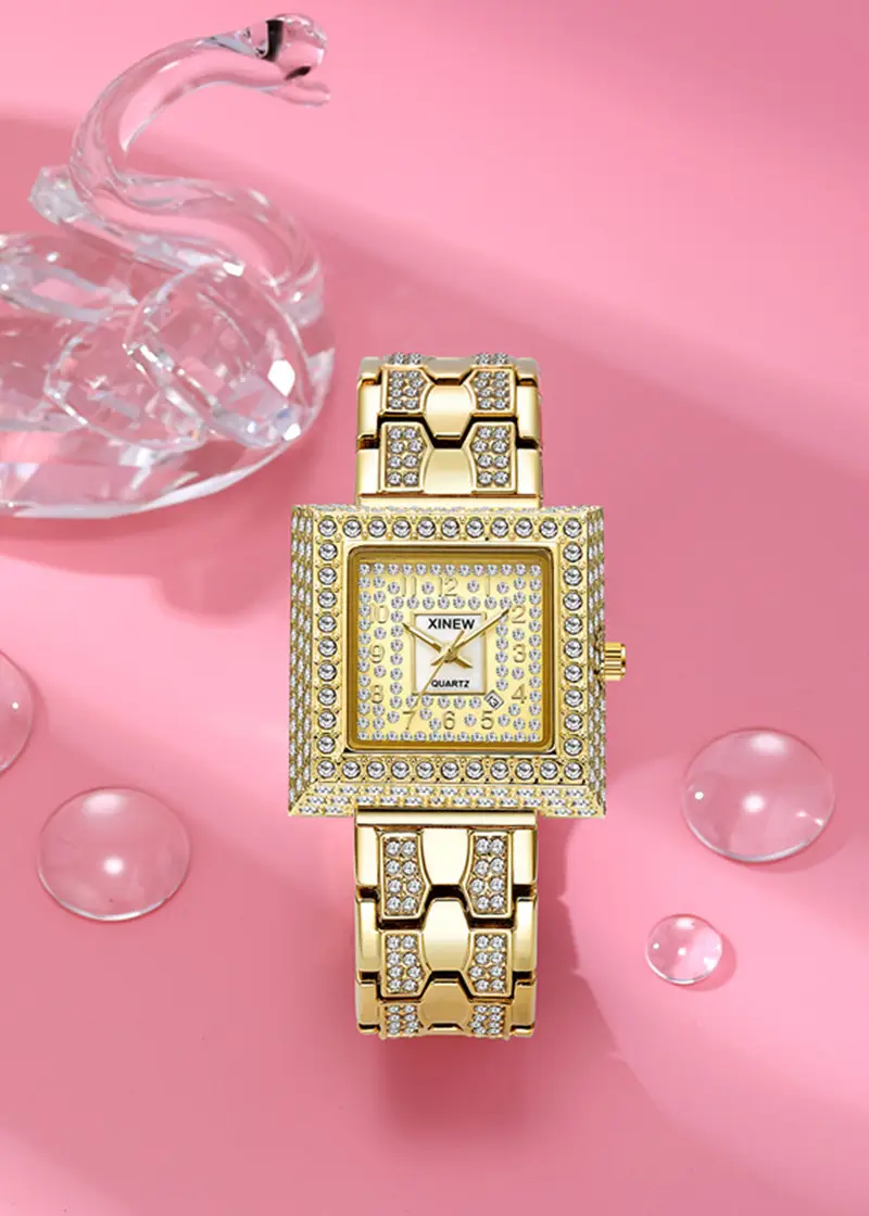 Luxury Gold Diamond Watch for Women — feature 4