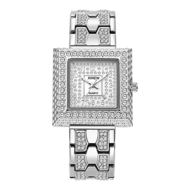 Luxury Gold Diamond Watch for Women