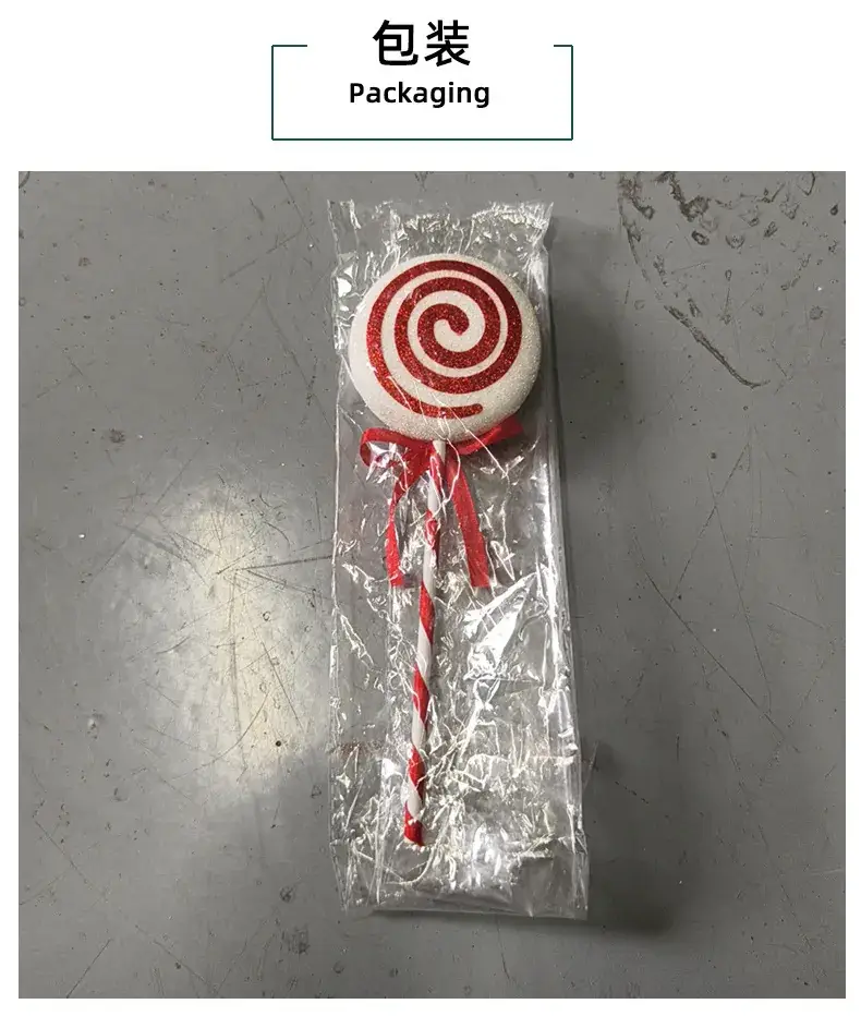New Color Christmas Lollipop Decor Red Big Stick Candy — feature 13