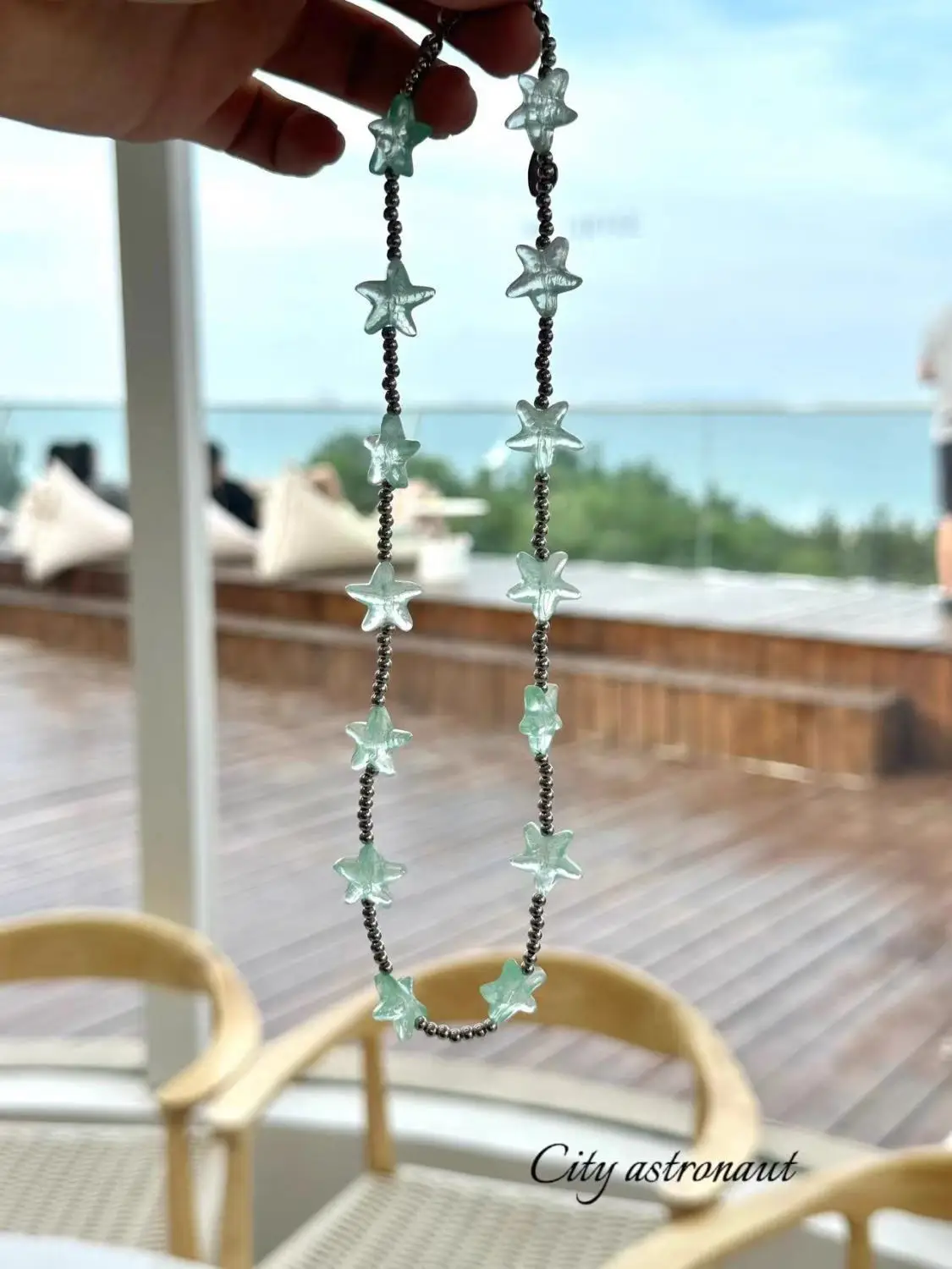 Cool Mint Star Choker for Girls — feature 13