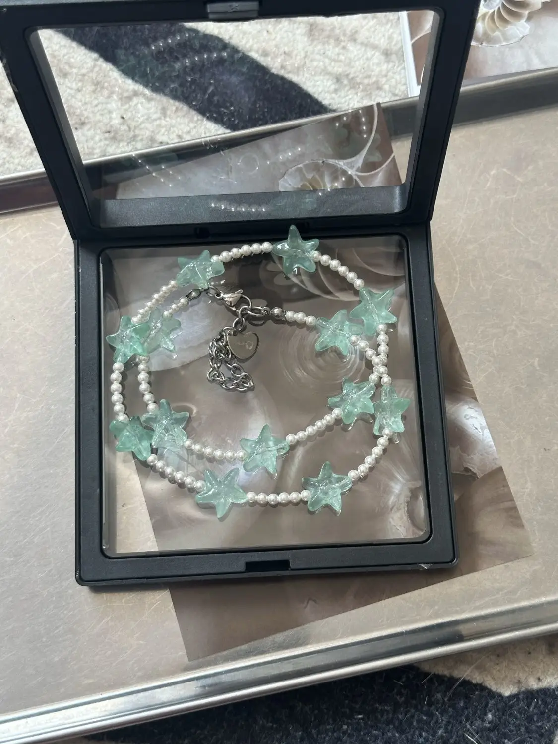 Cool Mint Star Choker for Girls — feature 14