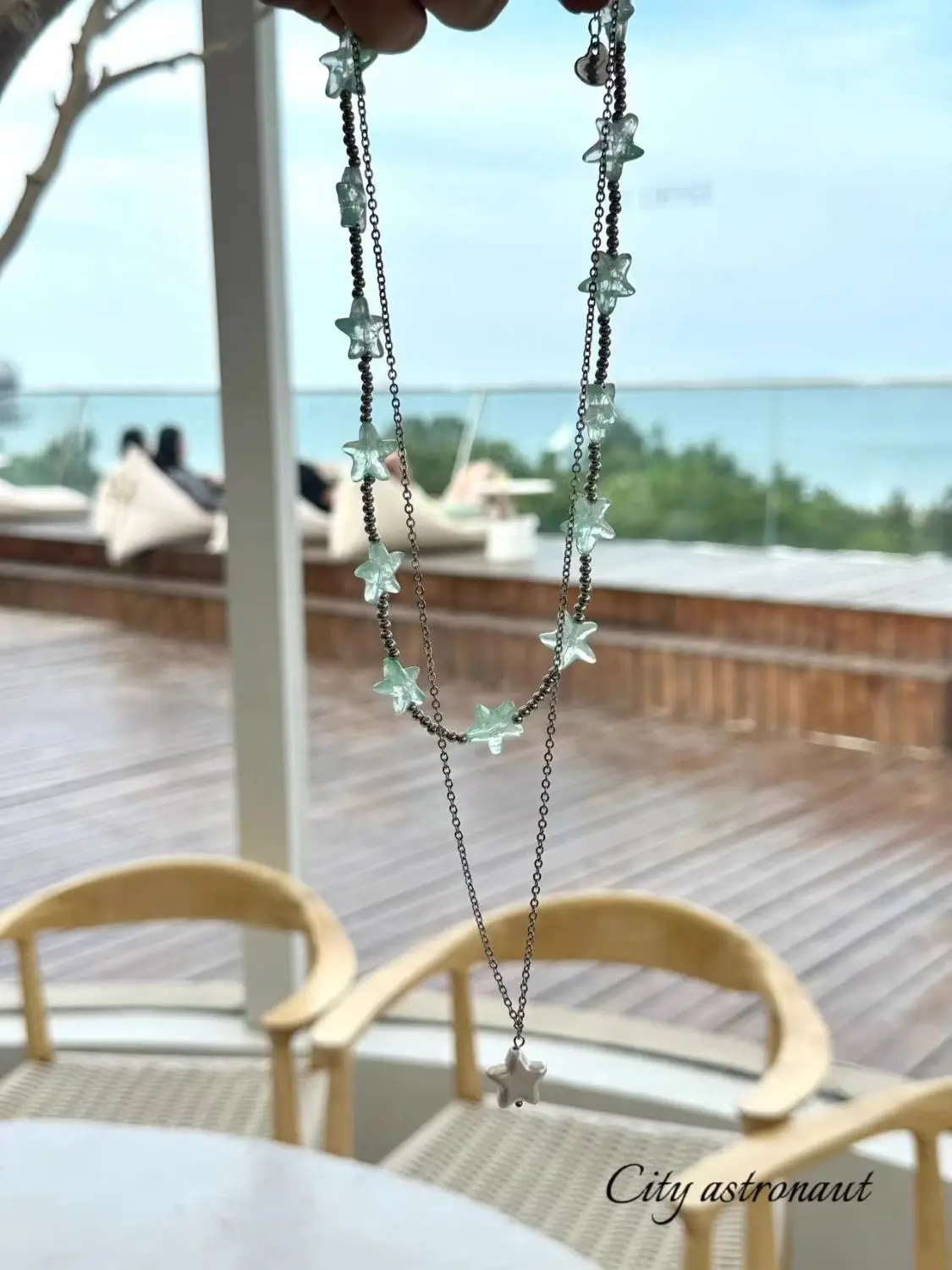 Cool Mint Star Choker for Girls — feature 19