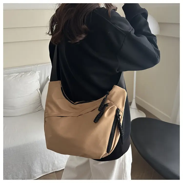 2024 Casual Crossbody Bag Black Nylon Large Capacity — feature 10