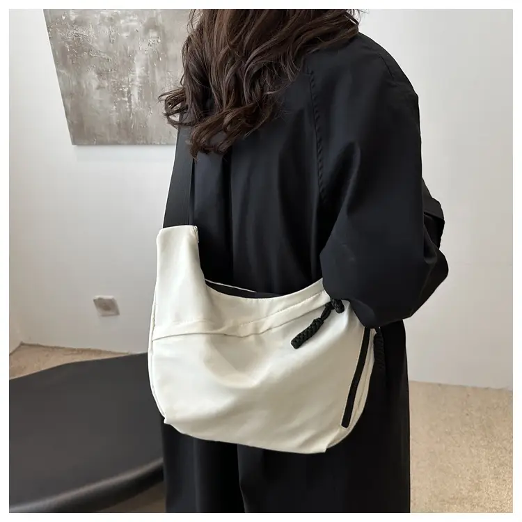 2024 Casual Crossbody Bag Black Nylon Large Capacity — feature 13
