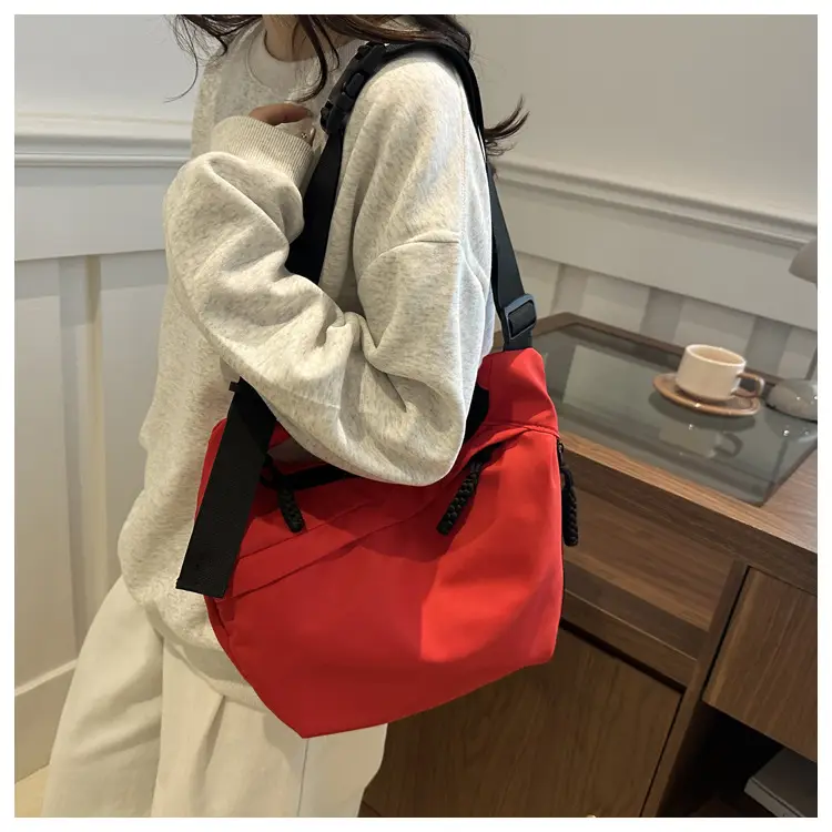 2024 Casual Crossbody Bag Black Nylon Large Capacity — feature 16